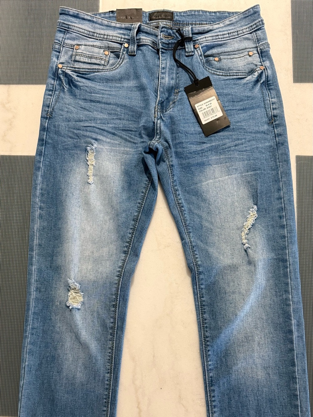 Lucky Brand Light Blue Slim Distressed Women's Jeans